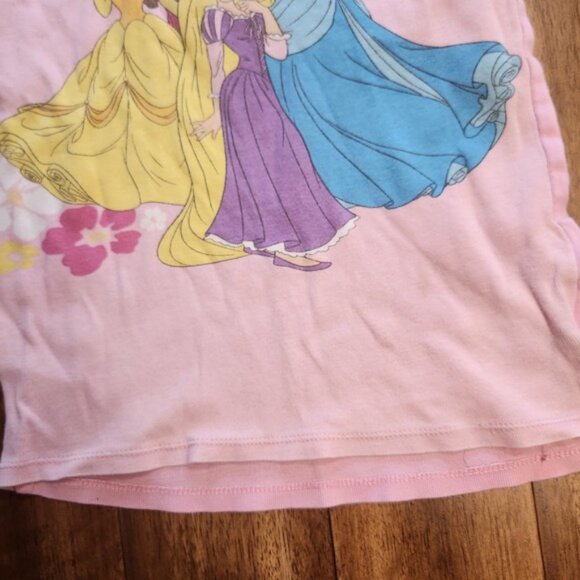 Y2k Disney Princesses Pink Sleepshirt Nightgown Tank Top Girls Size 10/12 - Picture 4 of 5